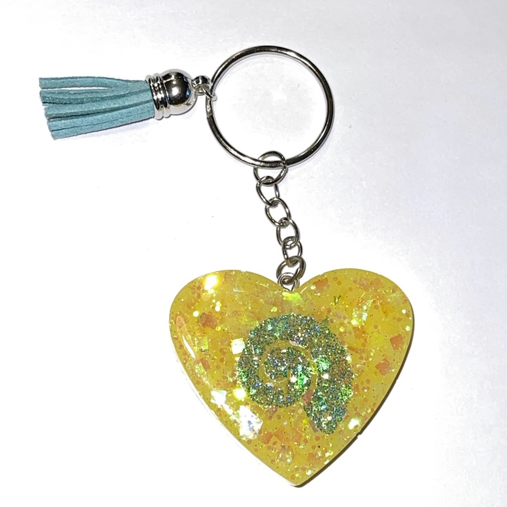 Heart shaped keychain‎